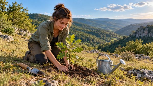 Cadeaux durables : semer un arbre pour commémorer une vie